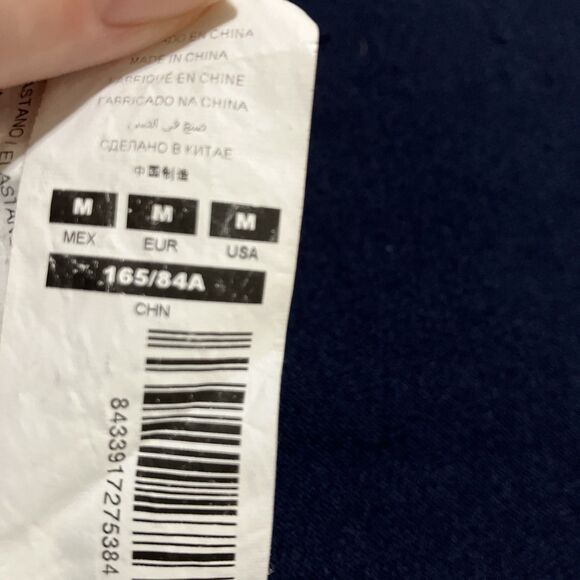 Adolfo Dominguez Shacket Jacket Full Zip Navy Blue Ruched Lightweight Women’s M - Picture 5 of 8